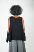 Knitted vest with geometric pattern